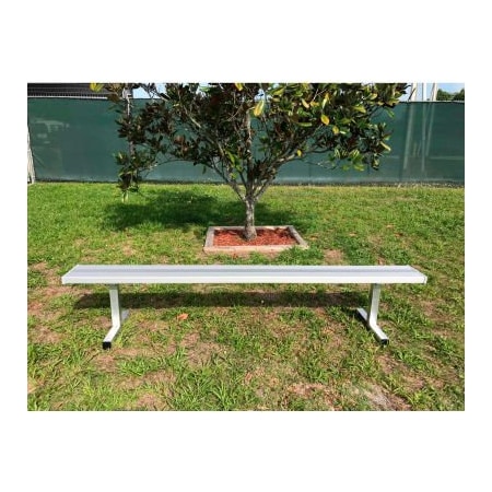 Gt Grandstands By Ultraplay 15' Aluminum Team Bench without Back, Portable BE-DI01500